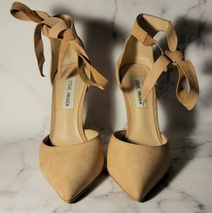 Steve Madden Suede Ankle Tie Heels